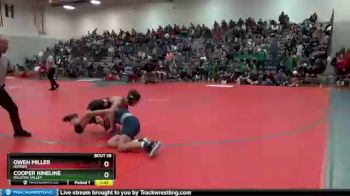 126 lbs Champ. Round 1 - Cooper Hineline, Ralston Valley vs Owen Miller, Hayden