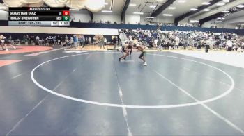 125 lbs Cons. Round 2 - Isaiah Brewster, McDaniel vs Sebastian Diaz, Johns Hopkins