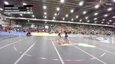 215 lbs Champ. Round 1 - Anthony Porter, Mandan Wrestling Club vs Brendan Lamfers, Sioux Center Riptide