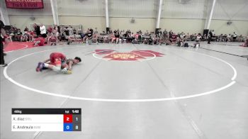 48 kg Rr Rnd 2 - Xavier Diaz, Steller Trained Nihilus vs Ethan Andreula, Savage Gold