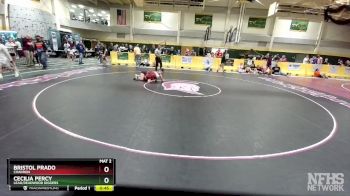 124 lbs Cons. Semi - Cecilia Percy, Lead/Deadwood Diggers vs Bristol Prado, Chadron