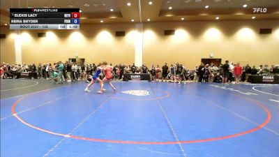 135 lbs Champ. Round 1 - Elexis Lacy, New York vs Keira Snyder, Pennsylvania