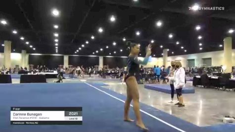 Corinne Bunagan - Floor, ENA Paramus #1218 - Alabama - 2021 USA Gymnastics Development Program National Championships