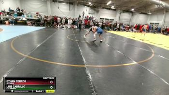 132 lbs Cons. Round 3 - Luis Carrillo, Las Animas vs Ethan Cerros, Skyview