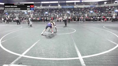 100 lbs Quarterfinal - Josiah Zellers, Openmats vs Alexander Gibson, Roughnecks Wrestling Club