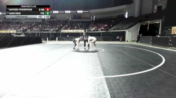 149 lbs 7th Place - Hayden Thompson, Ferrum College (NCWA) vs Liam Hein, Point Park