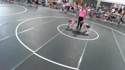 83-90 lbs Champ. Round 1 - Lucas Natalini, Spider Monkey Wrestling Club vs Kannin Keefhaver, VICTORY
