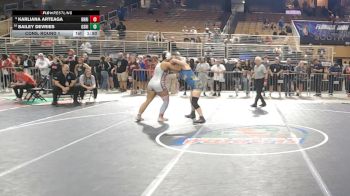 190 lbs Cons. Round 1 - Bailey DeVries, Osceola (Kissimmee) vs Karliana Arteaga, Braden River