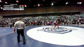 235 lbs Semifinal - Charley Timms, Reed vs Elizabeth Boyd, Ceres