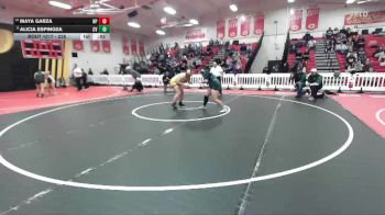 235 lbs Cons. Round 6 - Alicia Espinoza, Central Valley vs Maya Garza, Newbury Park