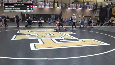 82 lbs 5th Place Match - Jace Cross, Immortal Athletics WC vs Dominick Sinnwell, Immortal Athletics WC