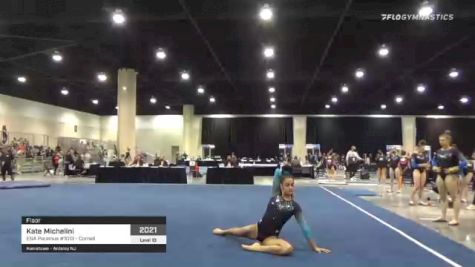 Kate Michelini - Floor, ENA Paramus #1013 - Cornell - 2021 USA Gymnastics Development Program National Championships