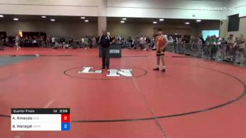 138 kg Quarterfinal - Alex Almeyda, Edge Wrestling vs Bryce Wanagat, Warrior Wrestling Club