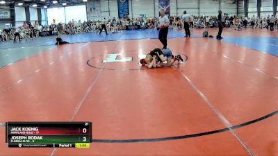 60 lbs Rd# 6- 9:00am Saturday Final Pool - Joseph Rodak, Florida Elite vs Jack Koenig, Maryland GOLD