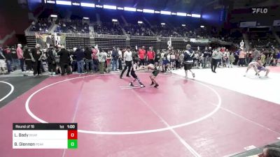 70 lbs Round Of 16 - Lawson Bady, Bear Creek Jr. WC vs Bodie Glennon, Peak Wrestling