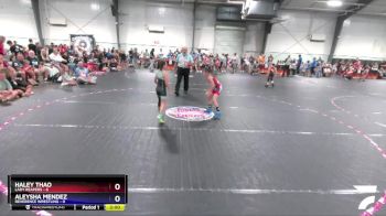 57 lbs Round 1 (3 Team) - Haley Thao, Lady Reapers vs Aleysha Mendez, Reverence Wrestling