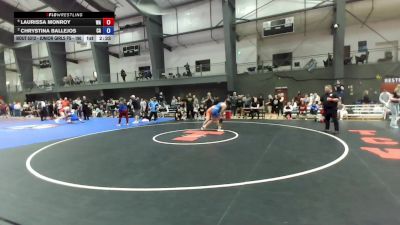 Junior Girls FS - 190 lbs Semis - Laurissa Monroy, WA vs Chrystina Ballejos, CA