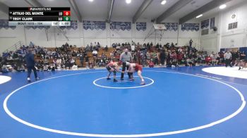 154 lbs Cons. Round 3 - Troy Clark, Albany vs Attilio Del Monte, Liberty