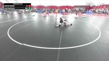 132 lbs Round 3 (8 Team) - Calvin Deane, Oswego East vs Jack Metzler, Waunakee