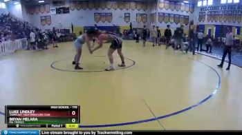 170 lbs Cons. Round 4 - Bryan Melara, PAL Tropics vs Luke Lindley, Tampa Bay Tiger Wrestling Club