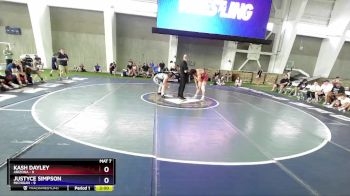 165 lbs Quarterfinals (8 Team) - Kash Dayley, Arizona vs Justyce Simpson, Michigan