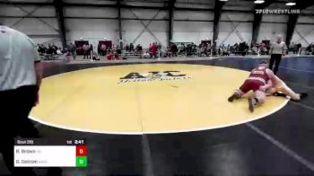 285 lbs Consi Of 8 #2 - Ricky Brown, Rhode Island College vs Griffin Ostrom, Western New England