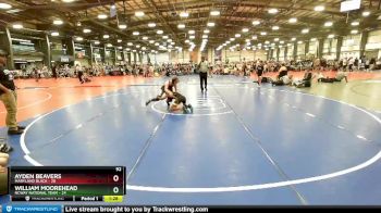 92 lbs Rd# 5- 3:45pm Friday Final Pool - William Moorehead, NCWAY National Team vs Ayden Beavers, Maryland BLACK