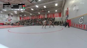 144 lbs 5th Place Match - Gavin Baca, Rocky Mountain vs Rusty Snyder, Montezuma Cortez