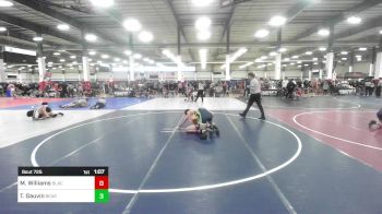 138 lbs Quarterfinal - Merrik Williams, BlackCat WC vs Tristan Gauvin, Bear Cave