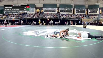 157-4A/3A 5th Place Match - Ben Ford, South River vs Malachi Patterson, Atholton