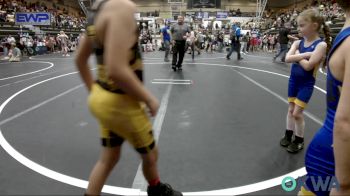 61 lbs Quarterfinal - Jameson Cartwright, Midwest City Bombers Youth Wrestling Club vs Randy Wanzer, Chandler Takedown Club