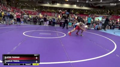 113 lbs Cons. Round 3 - Slater Thomas, IA vs Maddux Tindal, TX