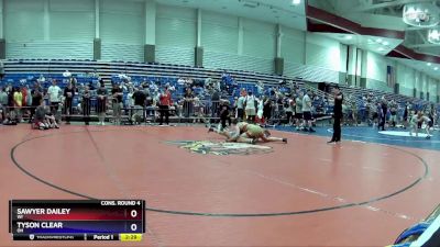 165 lbs Cons. Round 4 - Sawyer Dailey, WI vs Tyson Clear, OH