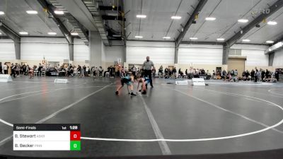 75 lbs Semifinal - Brady Stewart, Askren Wrestling Academy vs Bo Becker, Pinnacle Wrestling Club