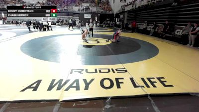 165 lbs Round Of 32 - Brody Robertson, Strong Rock Christian School vs Chase Hetrick, Malvern