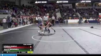 60 lbs Cons. Round 1 - Avilyn Broadwell, Coffeyville vs Athena Murphy, Independence