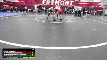 126 lbs Champ. Round 1 - Jhey Sarique, El Camino (South San Francisco) vs Brian Hernandez Sarabia, Half Moon Bay