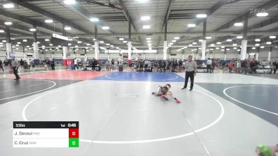 53 lbs 2nd Place - James Devaul, Pikes Peak Warriors vs Caiden Cruz, Grindhouse WC