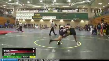132 lbs Champ. Round 2 - Kai McDermott, El Dorado vs Isaac Lopez, Bonita Vista