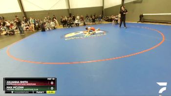 97 lbs Quarterfinal - Julianna Smith, Montesano Mad Dogs Wrestling vs Max McLean, Thunder Mountain Wrestling Club