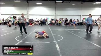 72 lbs Round 3 (4 Team) - Dominik Coleman, Team Shutt vs Cole Palma, Kraken