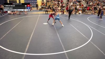 157 lbs Champ. Round 1 - Amilio Salas, MN vs Rennie Lilo, IL
