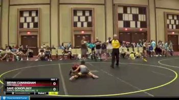 72 lbs Round 5 (6 Team) - Save Gonoplskiy, Gorilla Grapplers Wrestling vs Brynn Cunningham, Dark Angels