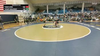 132 lbs Quarterfinal - Sean Lowe, Powell vs Wyatt Holloway, Lander Valley