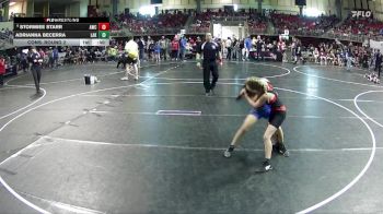 73 lbs Cons. Round 2 - Stormiee Starr, Aurora Wrestling Club vs Adrianna Becerra, Lakeview