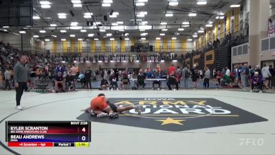 175 lbs Cons. Semi - Kyler Scranton, Big Game Wrestling Club vs Beau Andrews, Iowa