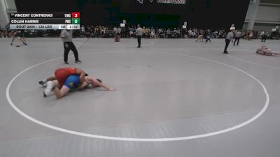 126 lbs Champ. Rd Of 64 - Collin Harris, Powerhouse Wrestling Club vs Vincent Contreras, Team Idaho Wrestling Club