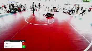 130 lbs Consolation - Isaac Rea, Reverence Grappling vs Kilian Hannegan, Reign WC