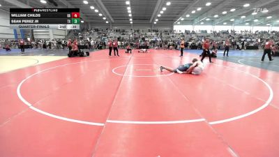 170 lbs Quarterfinal - William Childs, GA vs Sean Perez Jr, TX