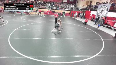 106 lbs Champ. Round 1 - Jake Barzee, West Side vs Grant Waldram, Rocky Mountain